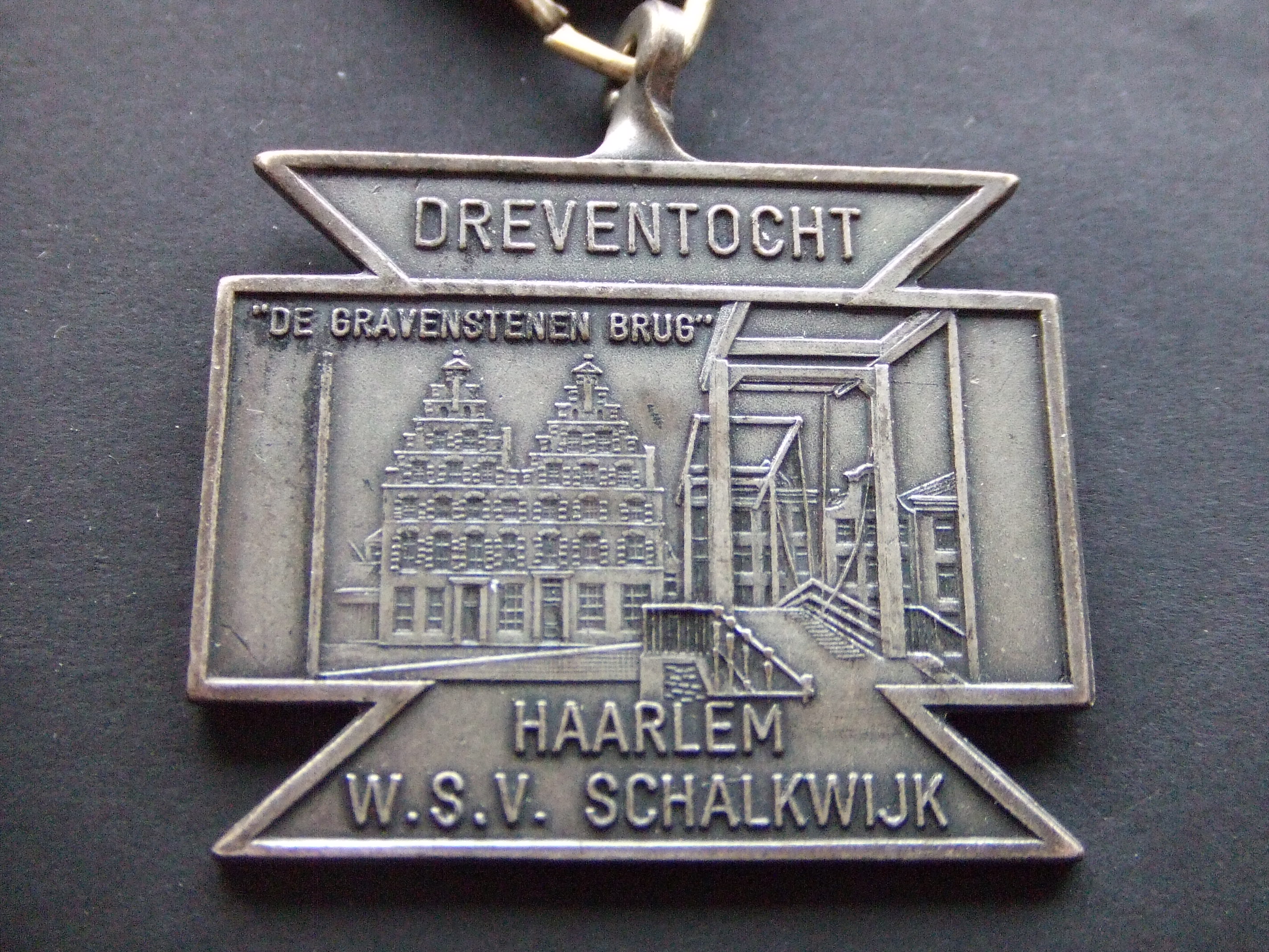 Wandelsportvereniging Schalkwijk Haarlem De  Gravenstenenbrug over het Spaarne